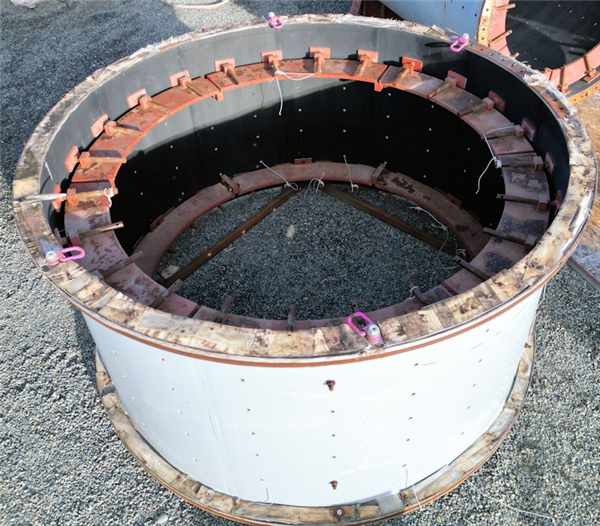 Unused Outotec 3.7m X 1.5m (12.1' X 4.9') Sag Mill, 350 Hp (260 Kw))